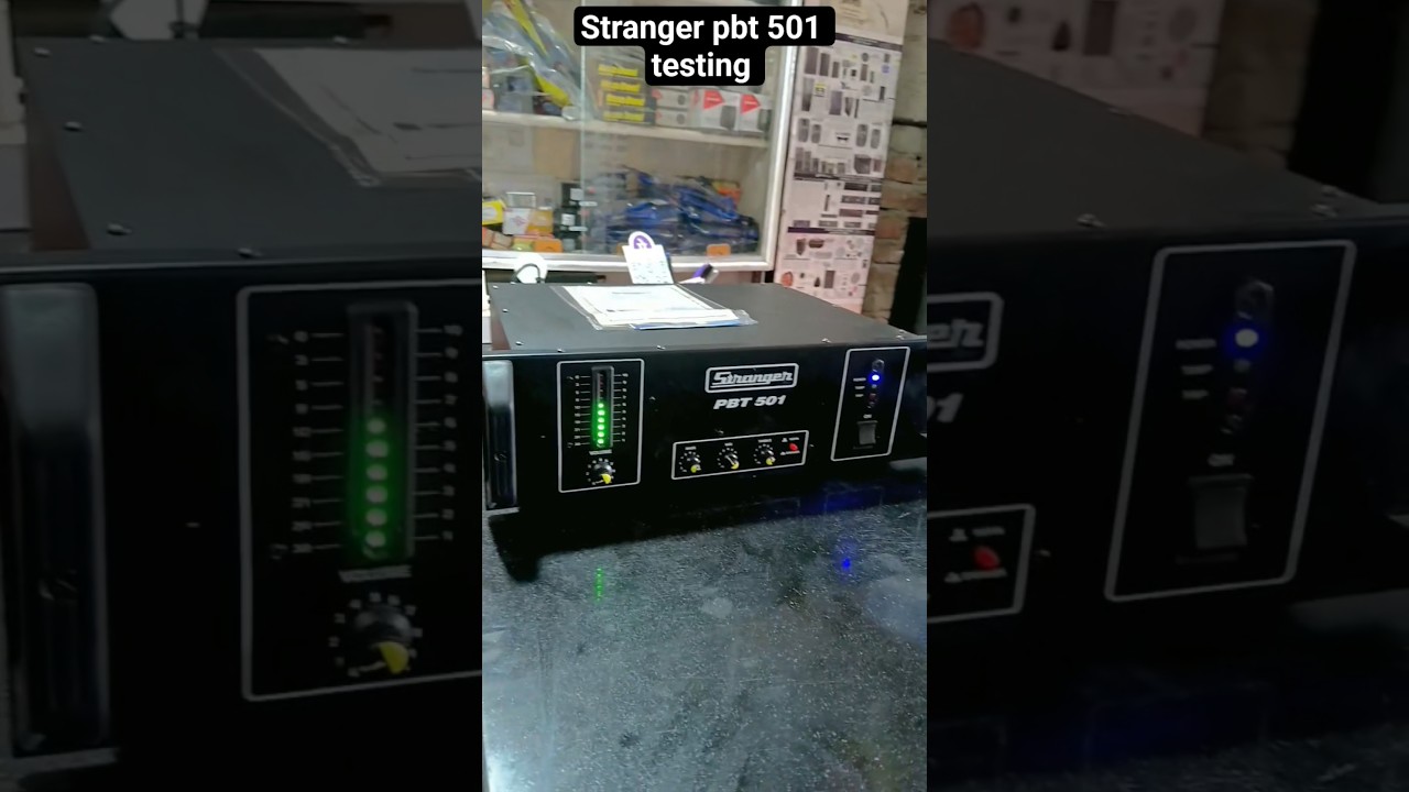 stranger pbt 501 live testing video #djreels #djterending #dhamplifiers @djvlogs145