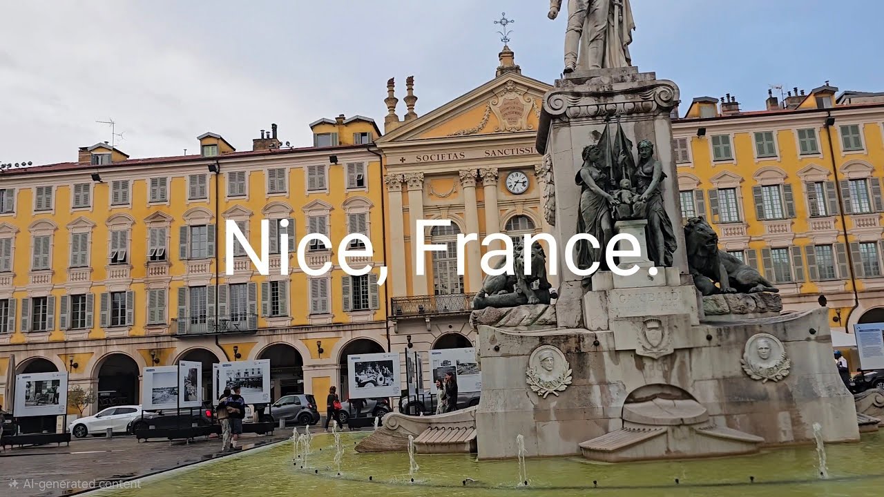 Nice, France. - short walking tour.