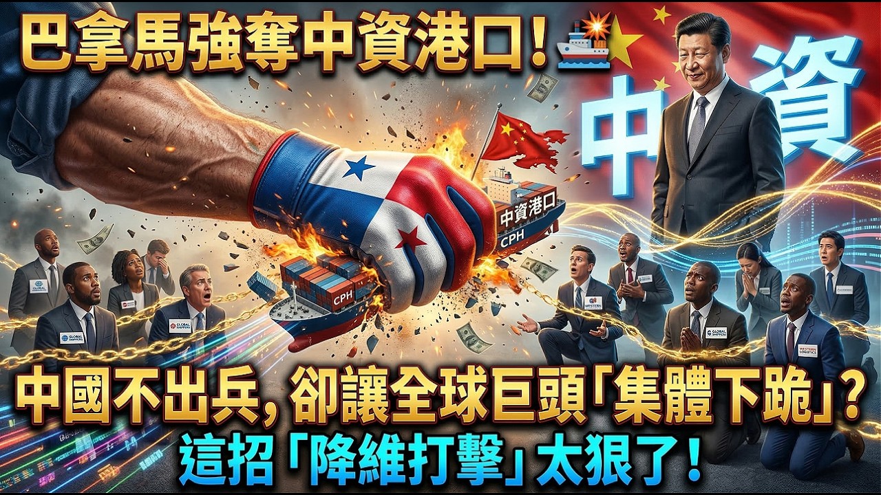 巴拿馬強奪中資港口，中國不出兵卻讓全球巨頭集體下跪？這招「降維打擊」太狠了！🚢💥