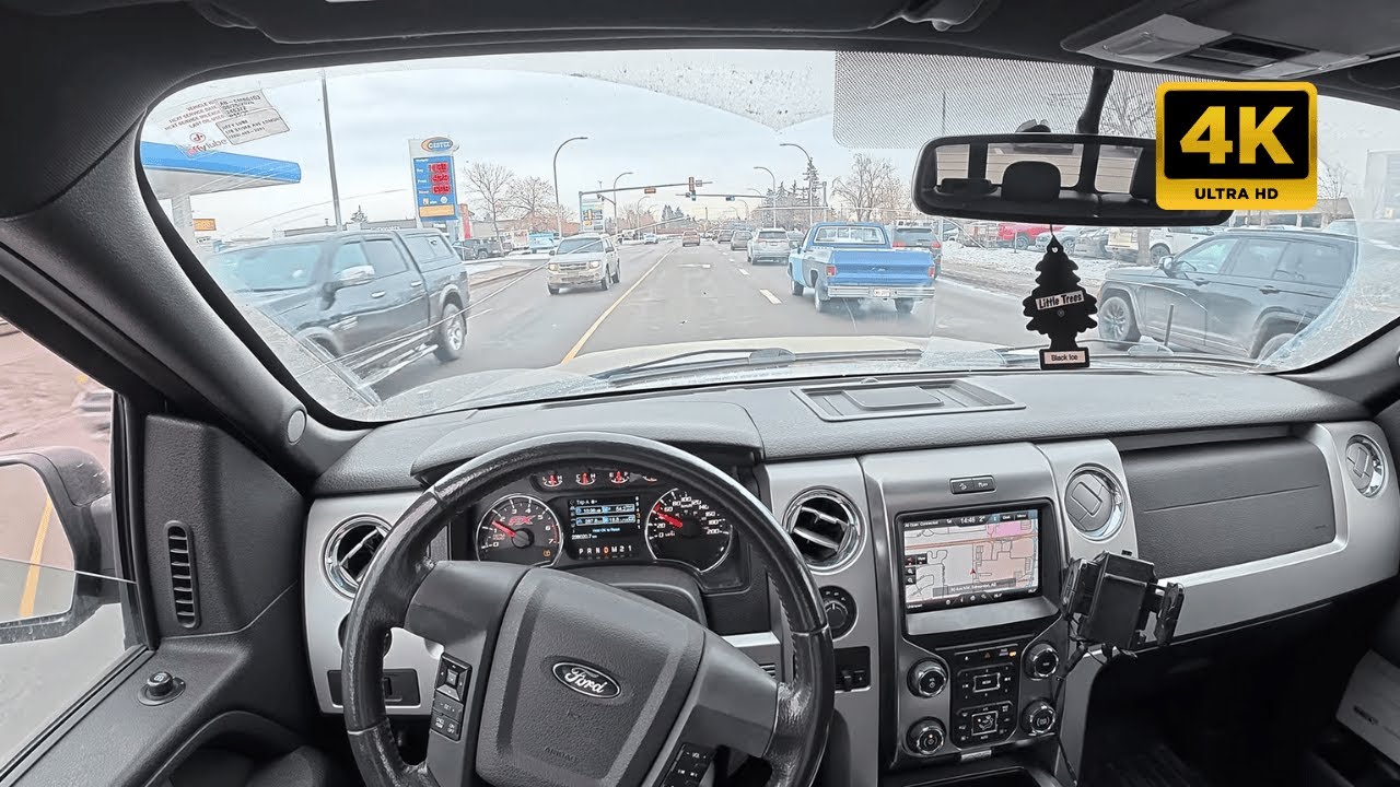 Driving POV: 2013 FORD F-150 | Relaxing City Driving ASMR Daily POV