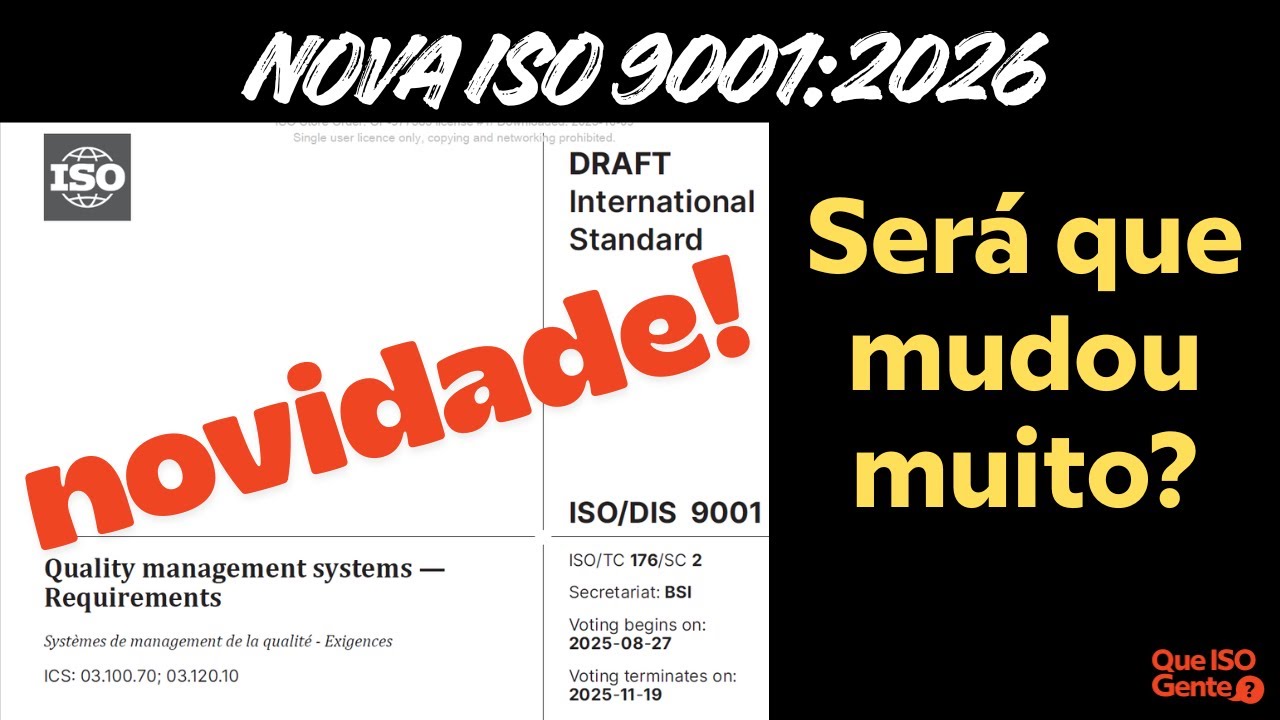 Conheça a nova norma ISO 9001 versão 2026