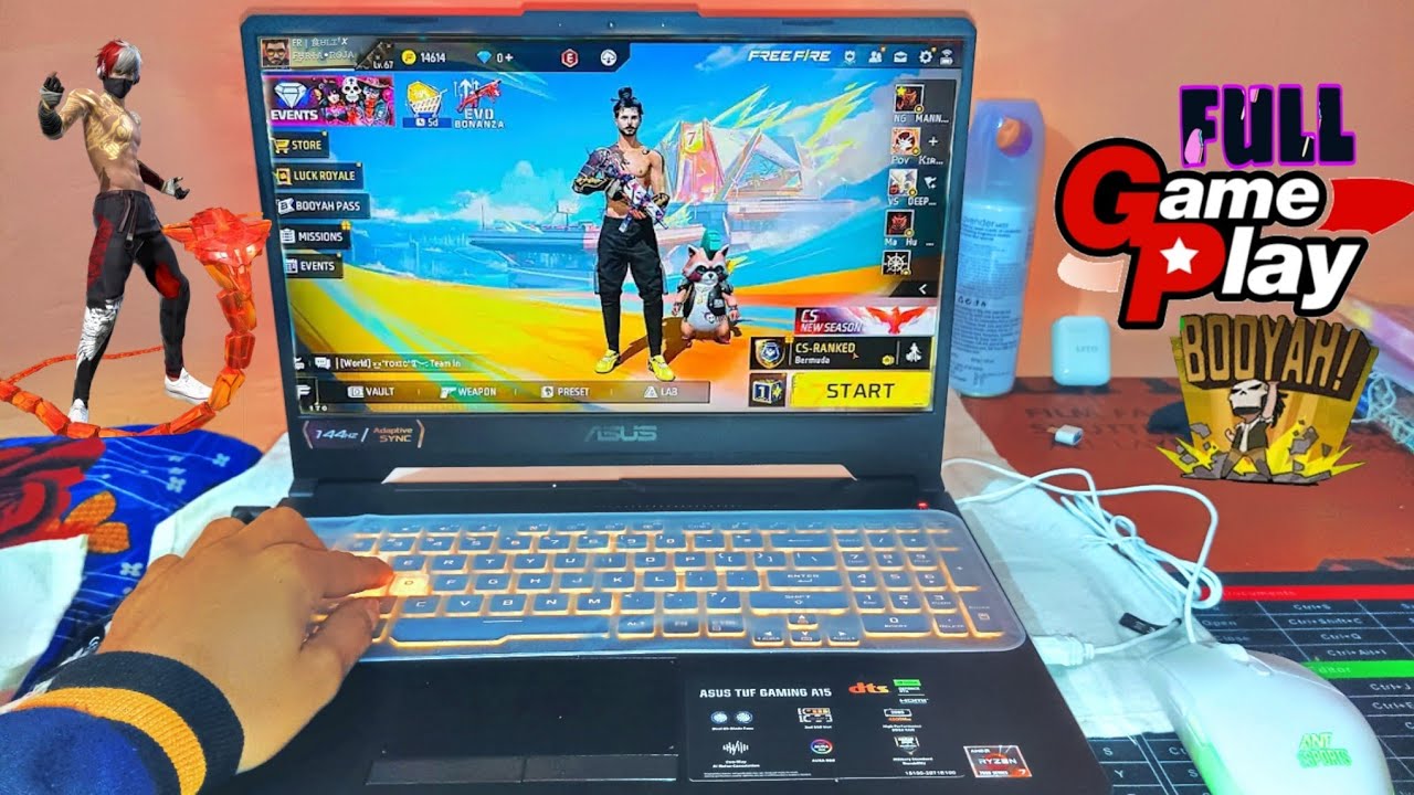 free fire laptop gameplay | br full gameplay | ryzen7 rtx2050 |#freefire #viralvideo #laptopgaming