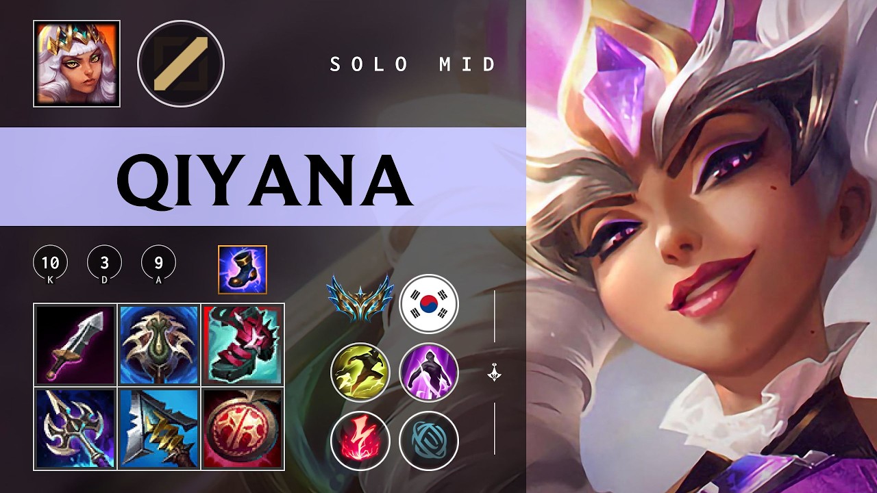 Qiyana Mid vs Aurora - KR Challenger Patch 26.04