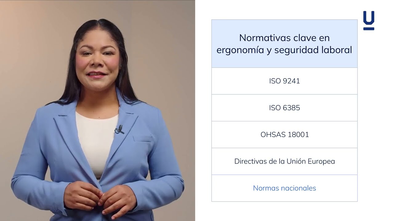 Normas de ergonomía - Curso de ergonomía