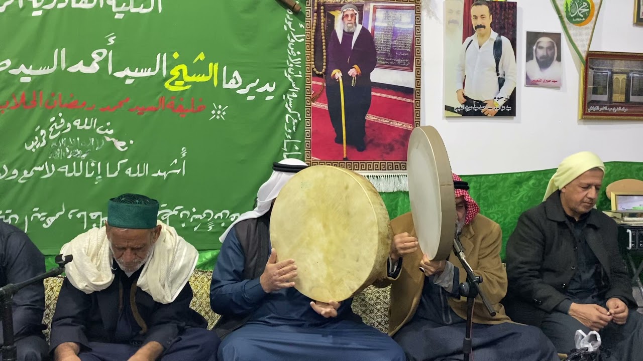 المداح ملا حمدون في تكية السيد احمد النعيمي / قرية البوسيف