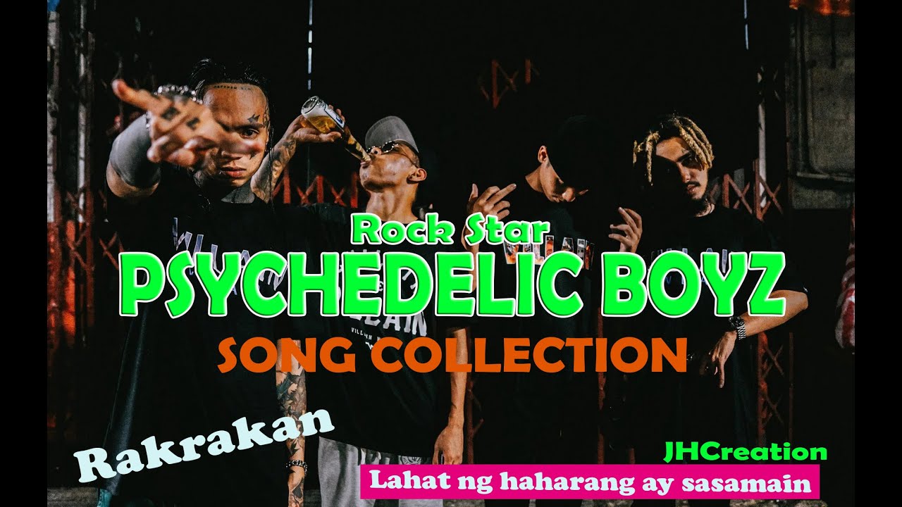 PSYCHEDELIC BOYZ RAWSTAR SONG COLLECTION Batang Pasaway Heartbeat  Til I Die #youtubevideo #youtube