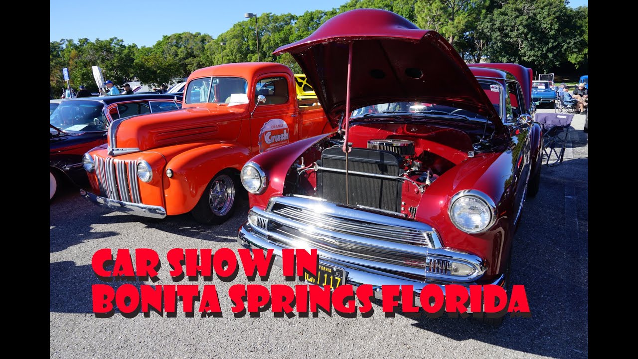 CAR SHOW IN BONITA SPRINGS FLORIDA 1/17/2026