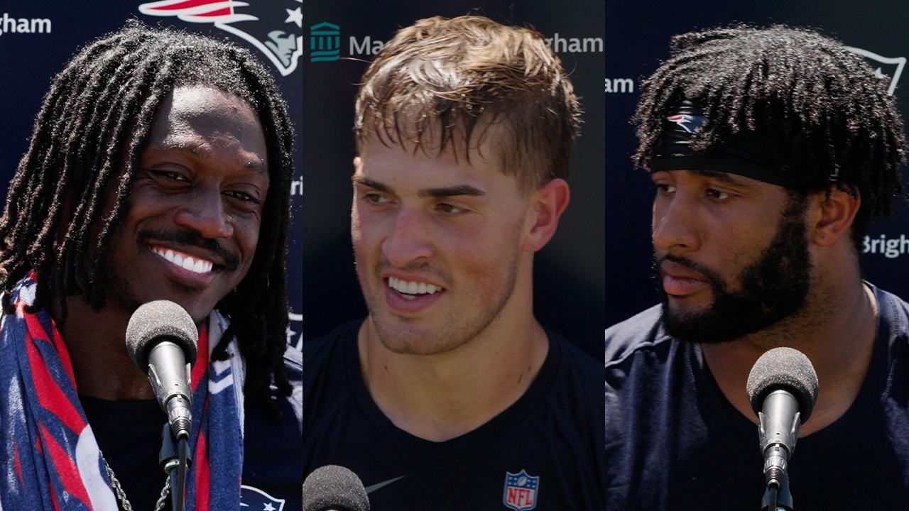 A.J. Brown, Eli Raridon, Elijah Ponder & More Address the Media | Patriots Press Conference