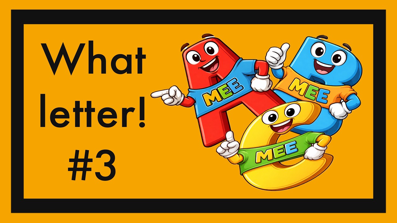 Lesson #6 letter recognition test #3