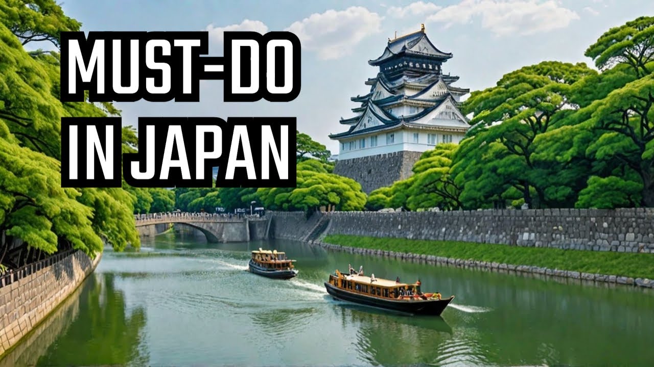 Lost in Nihon 🇯🇵: Osaka Castle’s Beautiful Moat Cruise – A Must-Do in Japan!