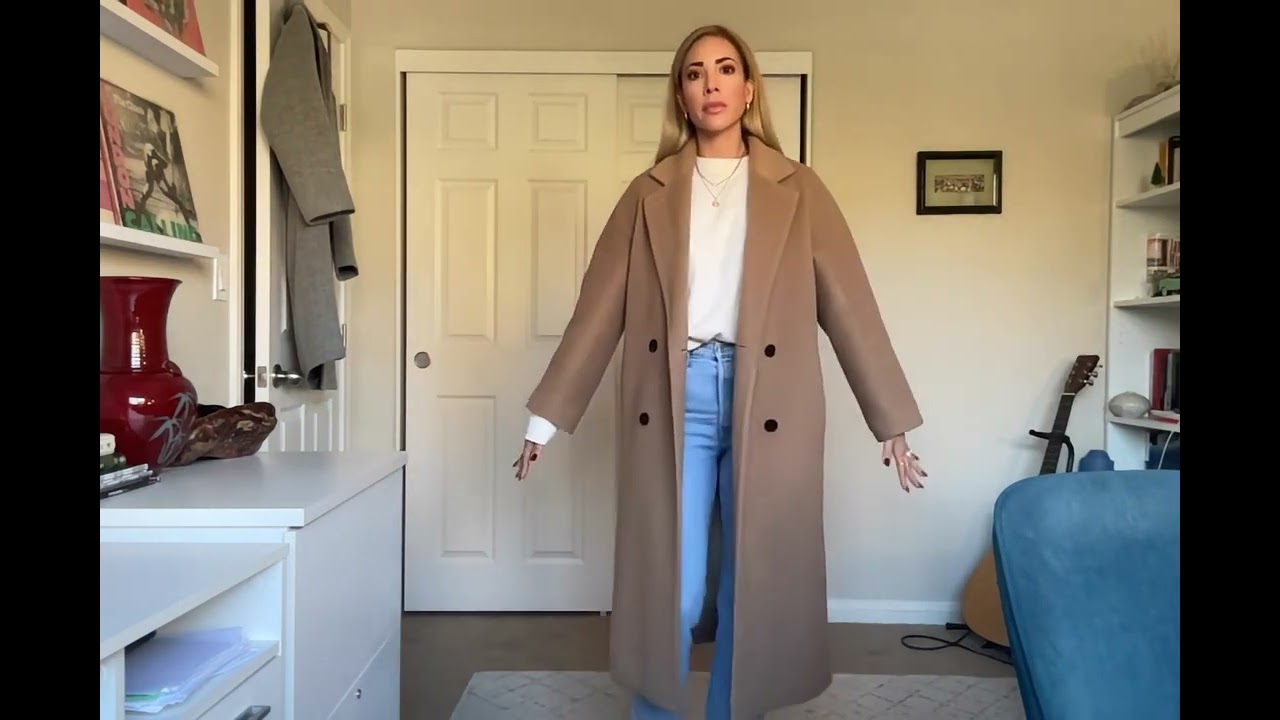 Serendipitous Mom- Review of Babaton Slouch Coat vs. Wilfred The Only Coat
