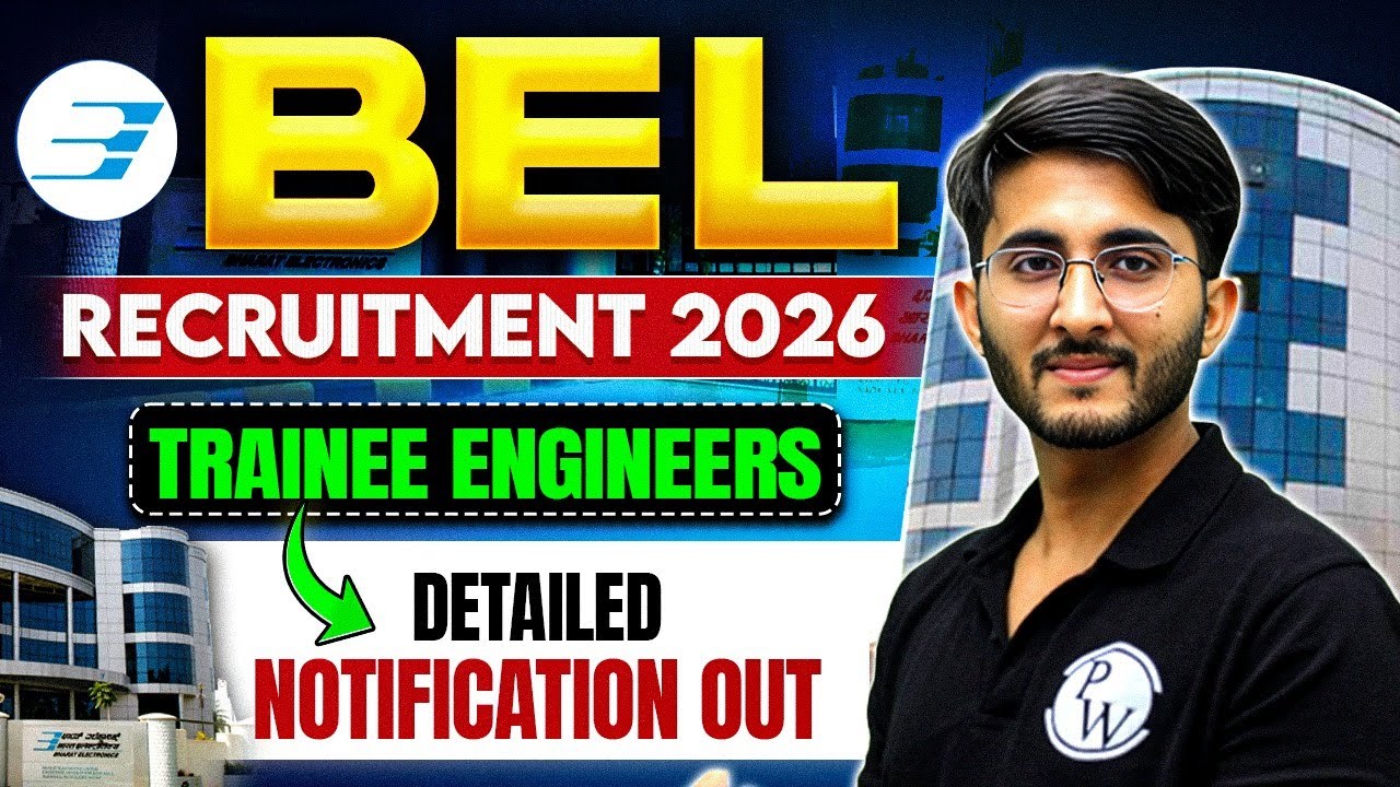 BEL Recruitment 2026 | Ministry of Defence | Trainee Engineers |Big Opportunity For B.Tech & Diploma