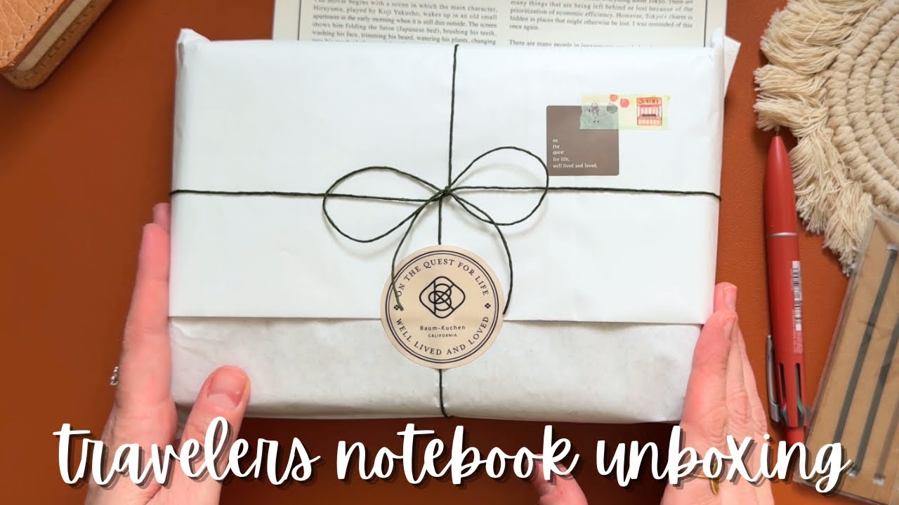 Travelers Notebook Unboxing