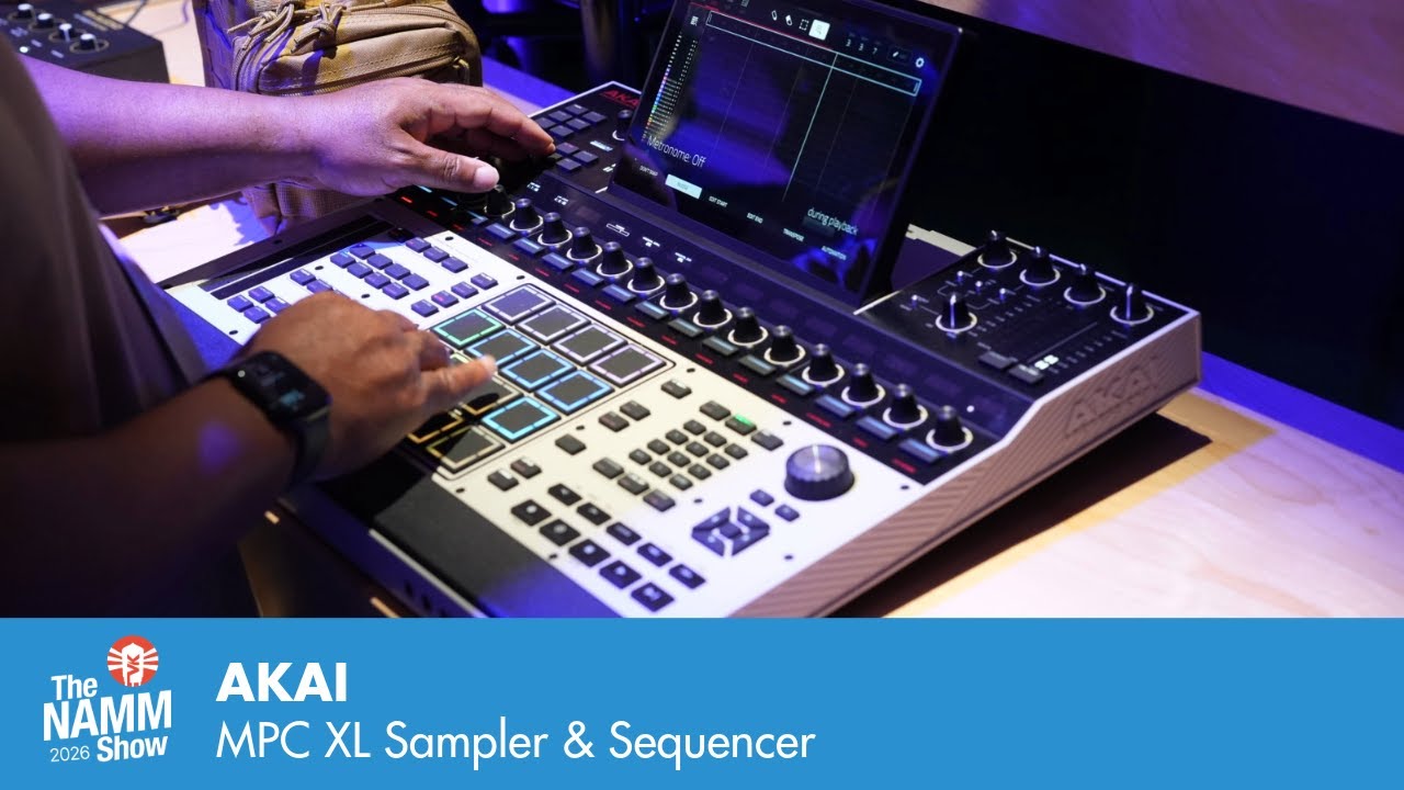 Новинка на NAMM 2026: Akai MPC XL &mdash; автономный сэмплер и секвенсор.