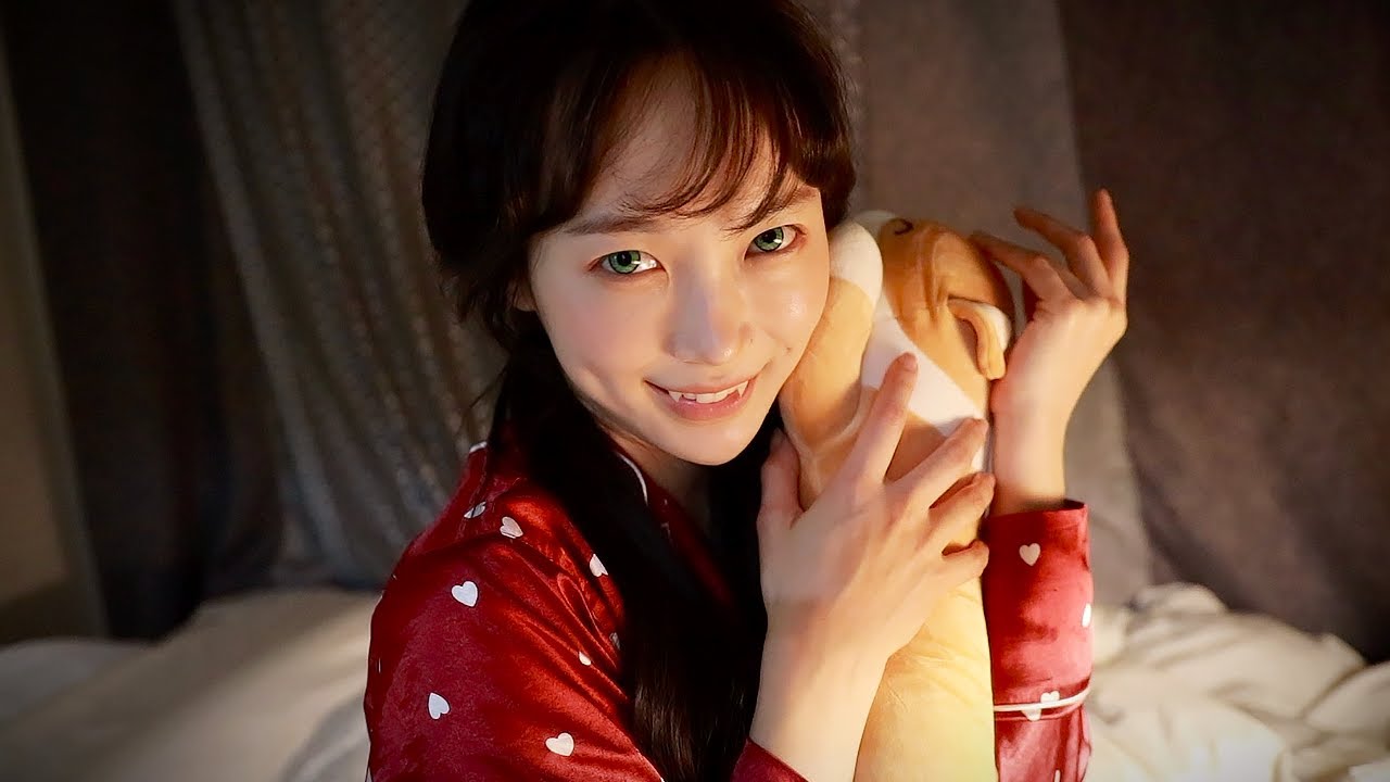 ASMR [ 뱀파이어 가족 ] 넋을 빼고 홀려볼까? 자장가와 쓰담 인형🧸 얀데레 막내 이바☑️선택형 드라마