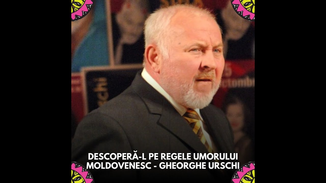 GHEORGHE URSCHI - REGELE UMORULUI MOLDOVENESC - BANCURI DESPRE NICOLAE SULAC NE MAI AUZITE!