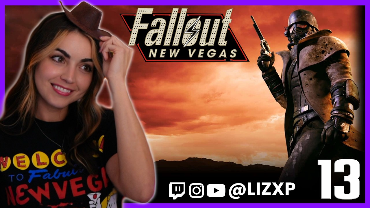 FIRST TIME PLAYING Fallout New Vegas | FULL VOD | LizXP [13]