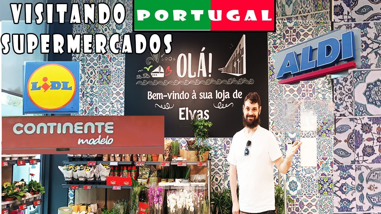 Supermercados en Elvas Portugal: Aldi, Lidl, Continente.