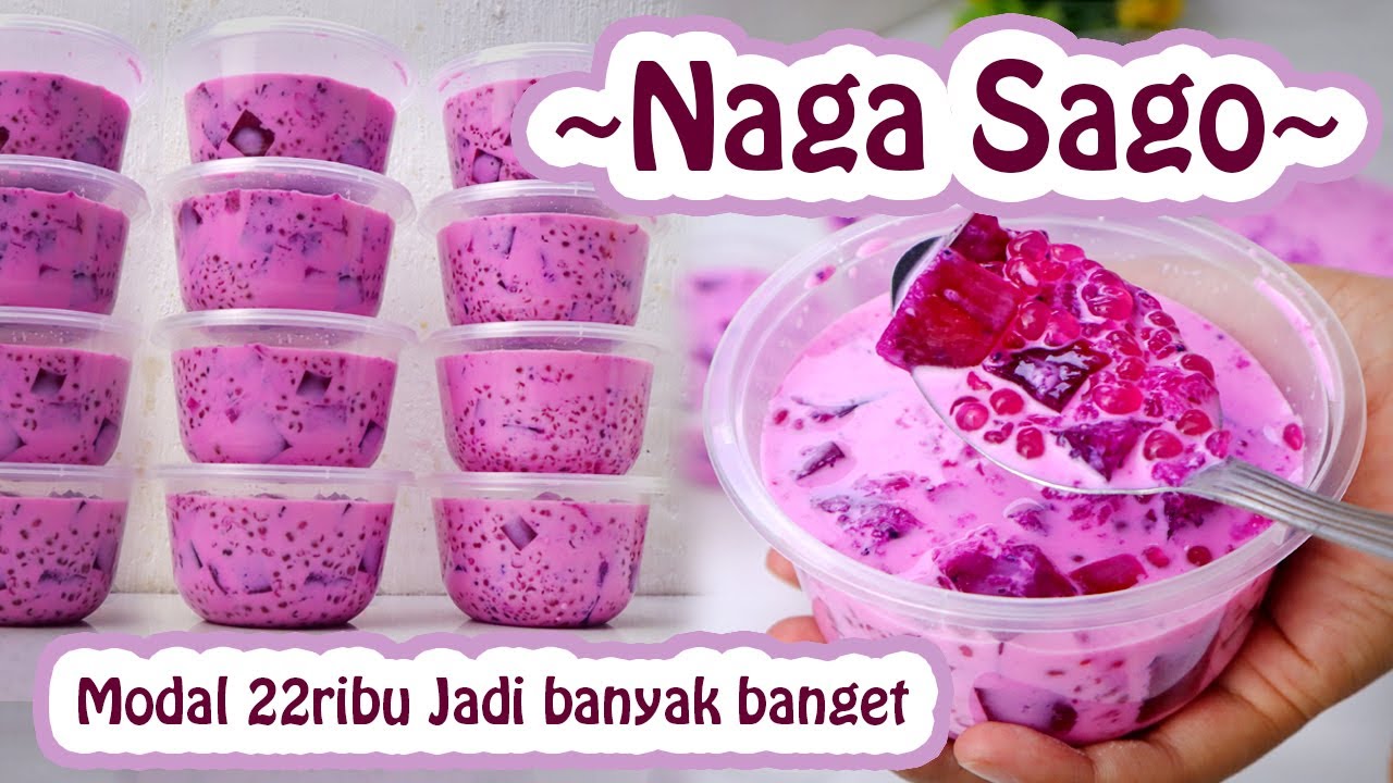 BUATNYA SIMPLE, RASANYA ENAK !! IDE JUALAN RECEH, MODAL CUMA 22RB BISA BUAT NAGA SAGO SEBANYAK INI