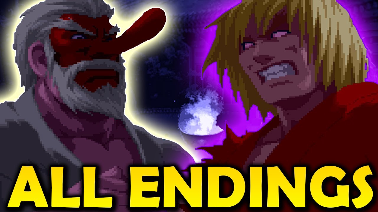 SVC CHAOS Full Movie All Character Cutscenes Endings Animations Arcade Version SNK vs Capcom PS2