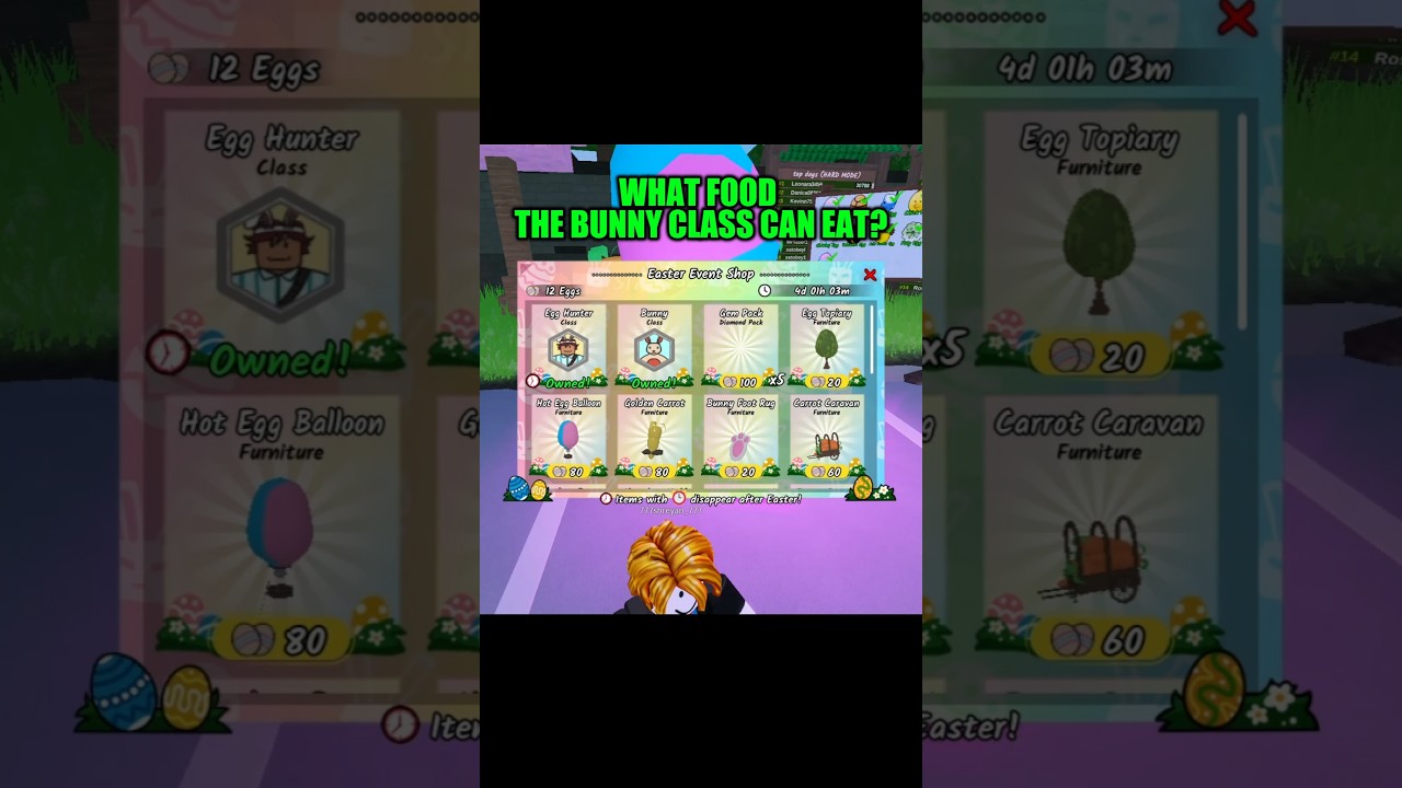 Bunny class #99nightintheforest #roblox #bloxer