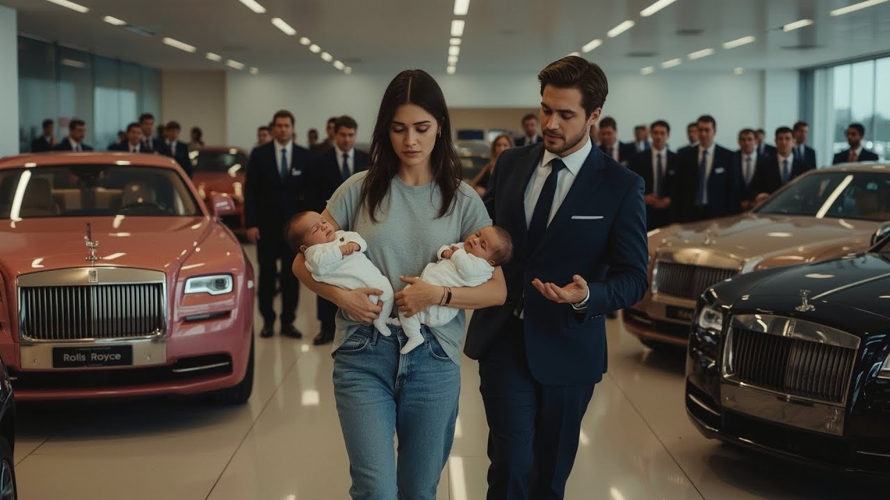 A woman carrying twin babies was kicked out of a luxury car dealership,the next day, her billionaire