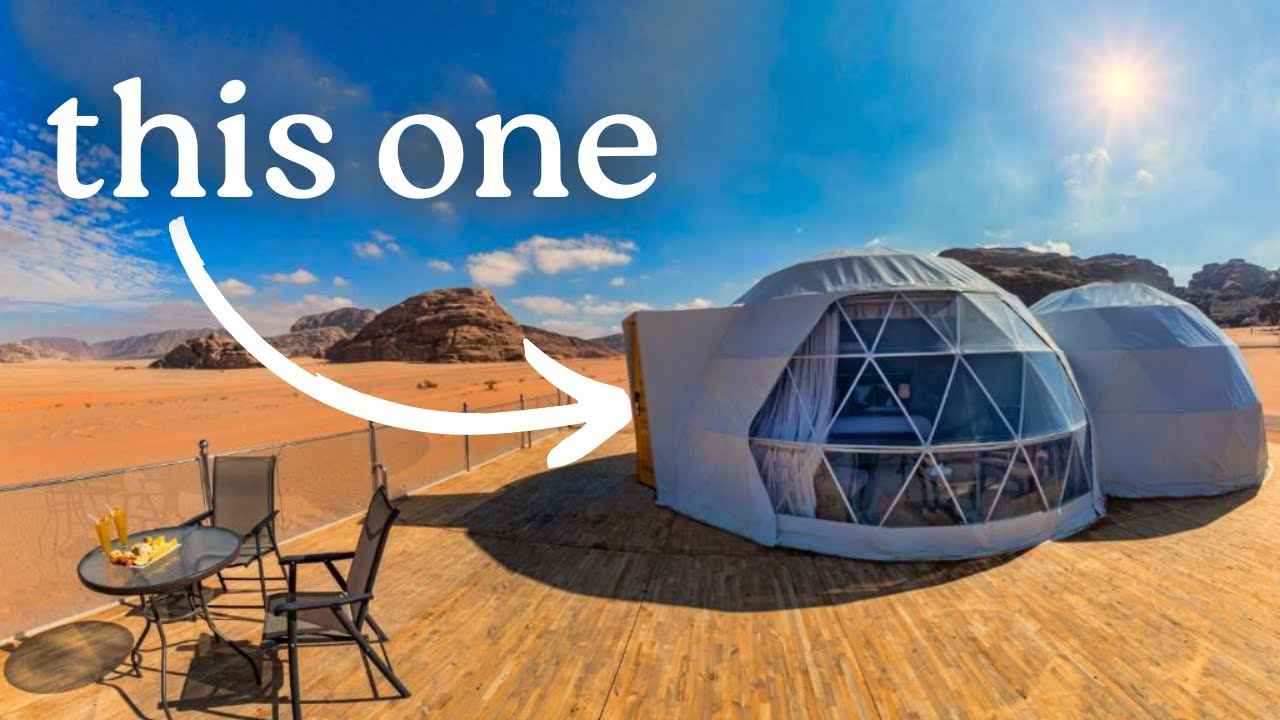 Sleeping in a MARTIAN BUBBLE in Wadi Rum | Full Tour | Jordan vlog EP 3