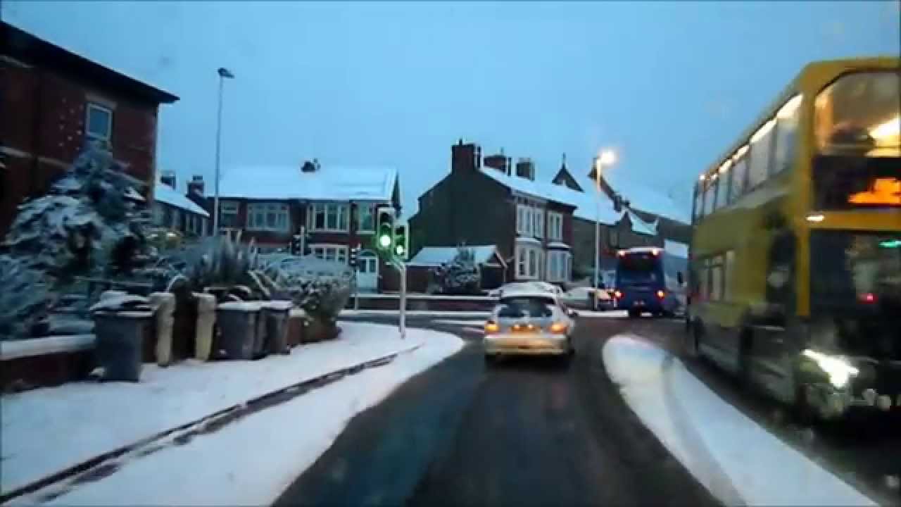 BLACKPOOL-NEWTON DRIVE IN THE SNOW January 21, 2013