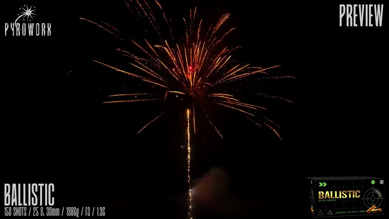 Ballistic by Pyroworx @norfolkfireworksltd