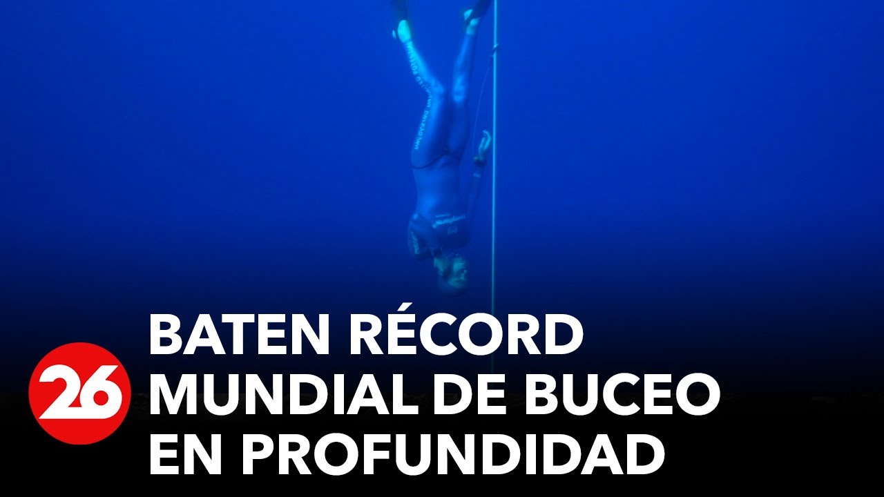 Baten r&eacute;cord mundial de buceo en profundidad: 120 metros