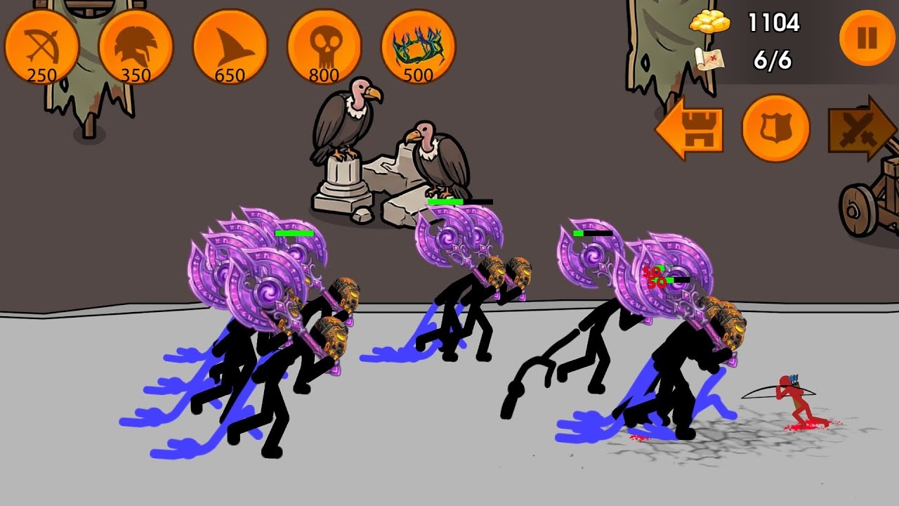 Stick King Legend Attack Mode Full Walkthrough Gameplay | Stick Battle In Android Mobile 