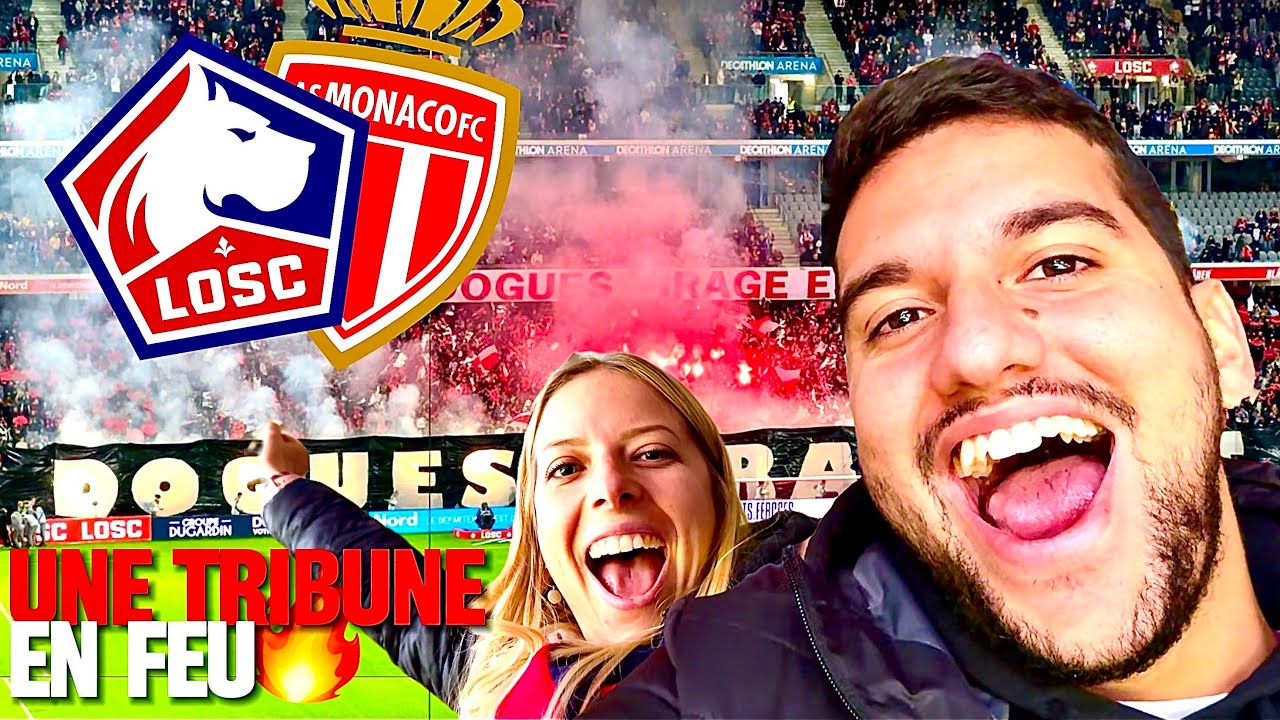 LA TRIBUNE DES ULTRAS DVE EST INCROYABLE 🤩 (LOSC VS MONACO - VLOTCH 13)