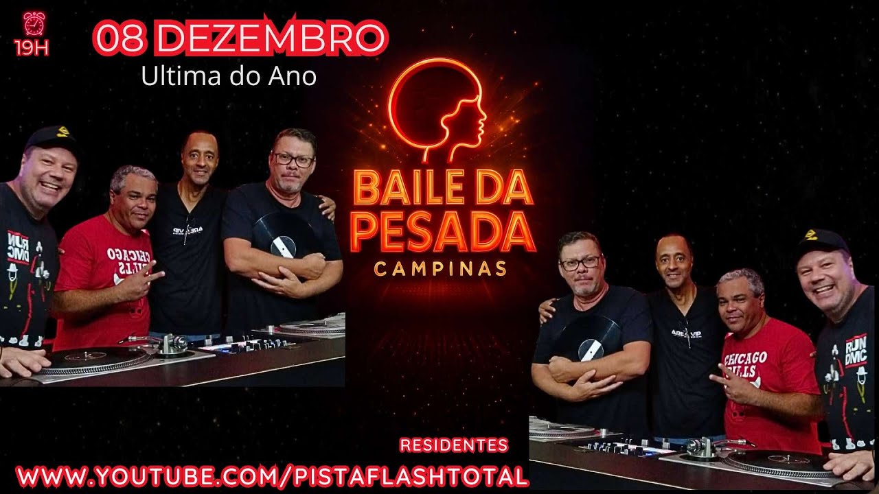 BAILE DA PESADA Campinas 08.12.2025 - Residentes ao vivo quebrando tudo ...