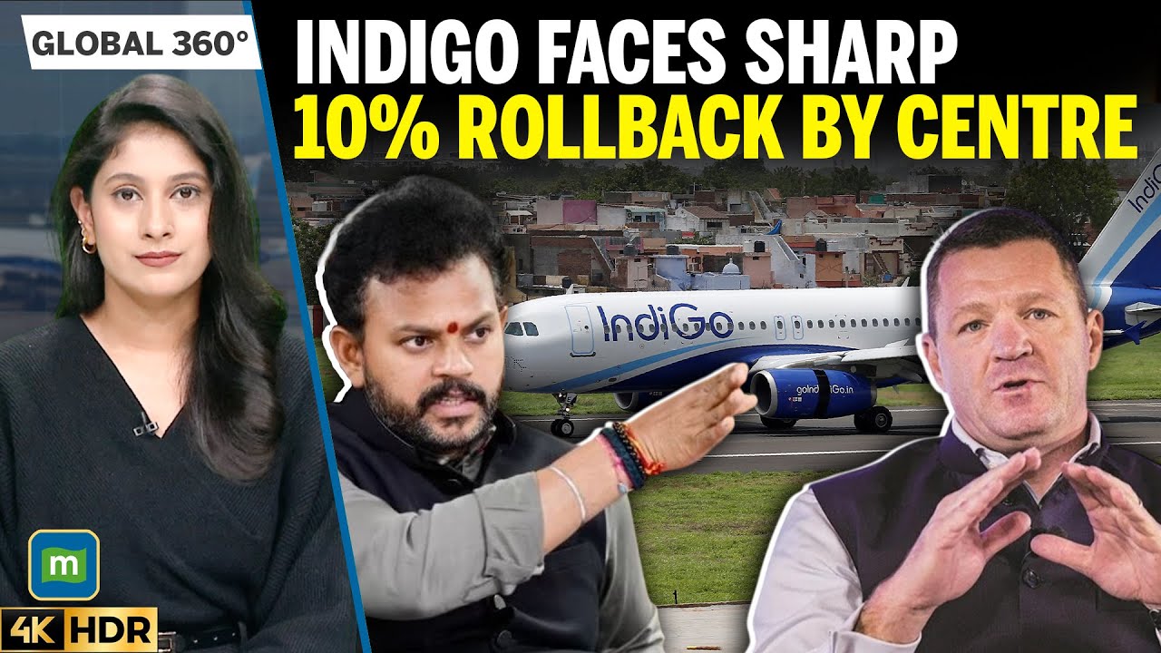 Центр распорядился сократить рейсы IndiGo на 10% после массовых отмен рейсов, нарушивших работу к...