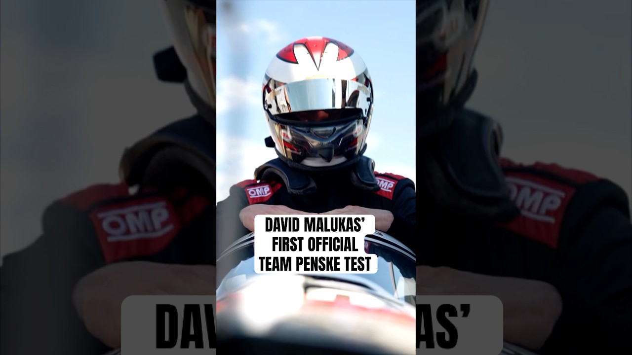 This dream officially becomes a reality 🔥 #indycar #teampenske #davidmalukas #racing