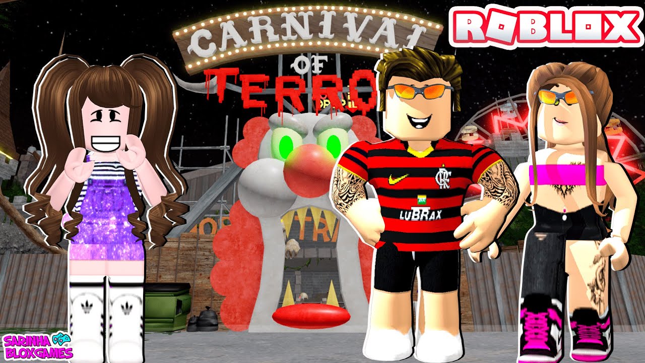OS MANDRAKES FUGINDO DO PARQUE DO IT A COISA - Escape The Carnival of Terror Obby!