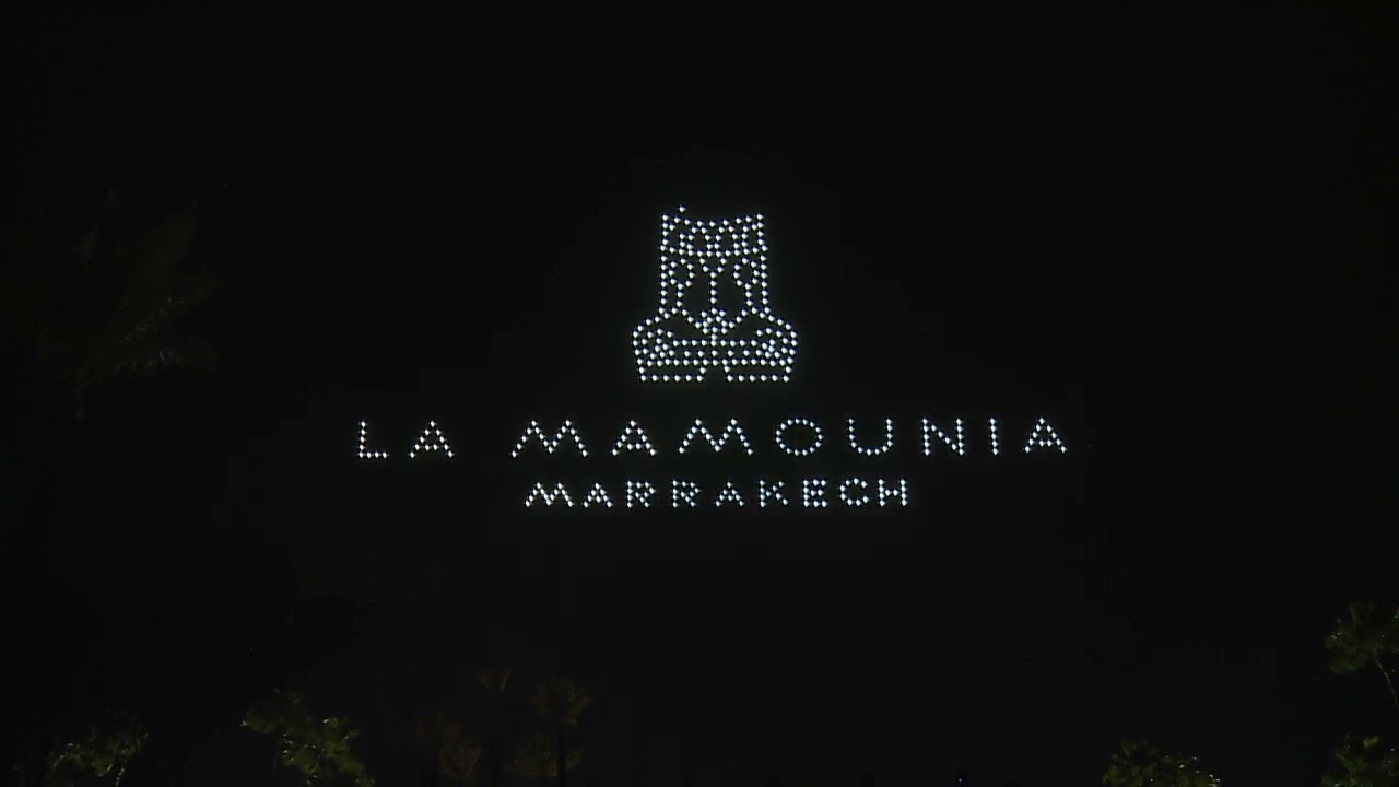 Aerial show - La Mamounia Marrakech Centenary