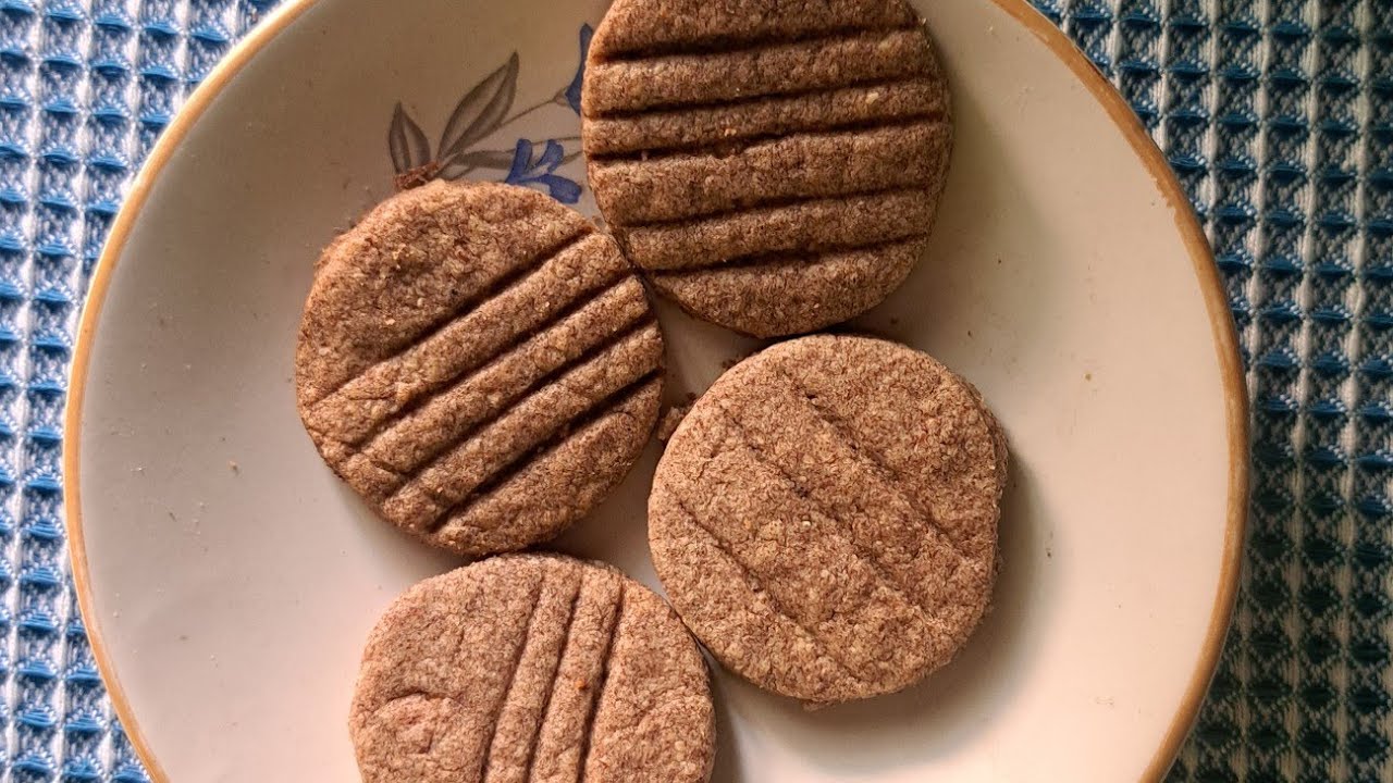 Sprouted Ragi Cookies using Palm Candy /Healthy Cookies/ Happy Family 