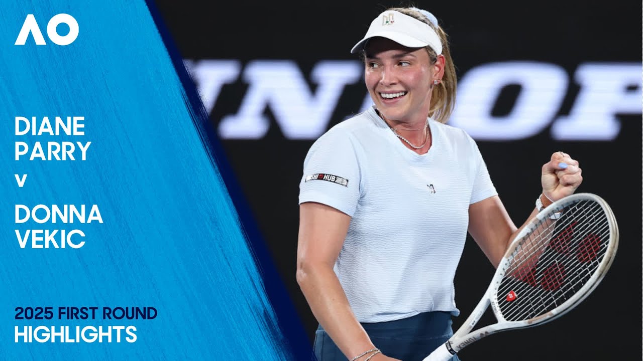 Diane Parry v Donna Vekic Highlights | Australian Open 2025 First Round