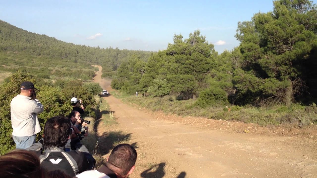 Acropolis rally 2012 ss9 Thiva 2 Nasser Al-Attiyah jump