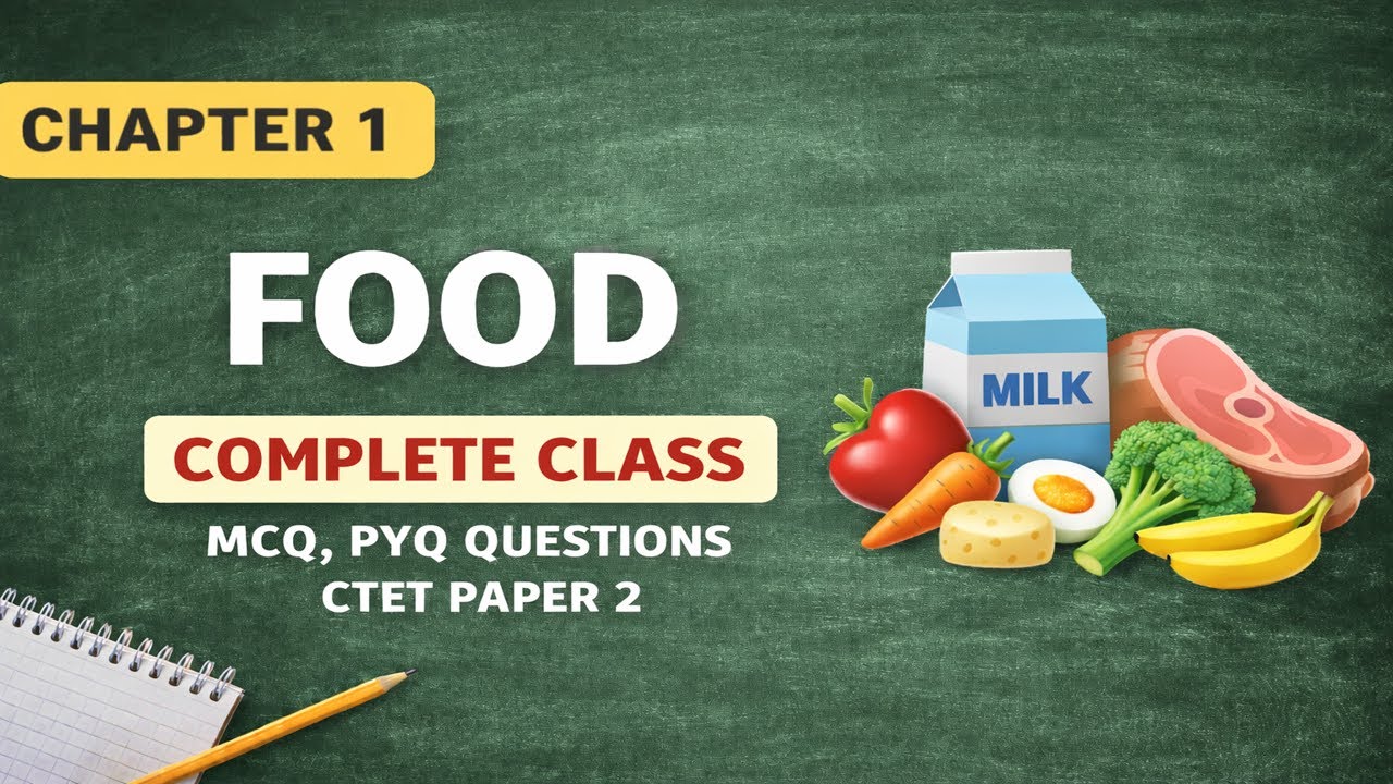 CLASS - 6 | SCIENCE | NCERT | CHAPTER - 1 | Food:  Where Does it Come From?