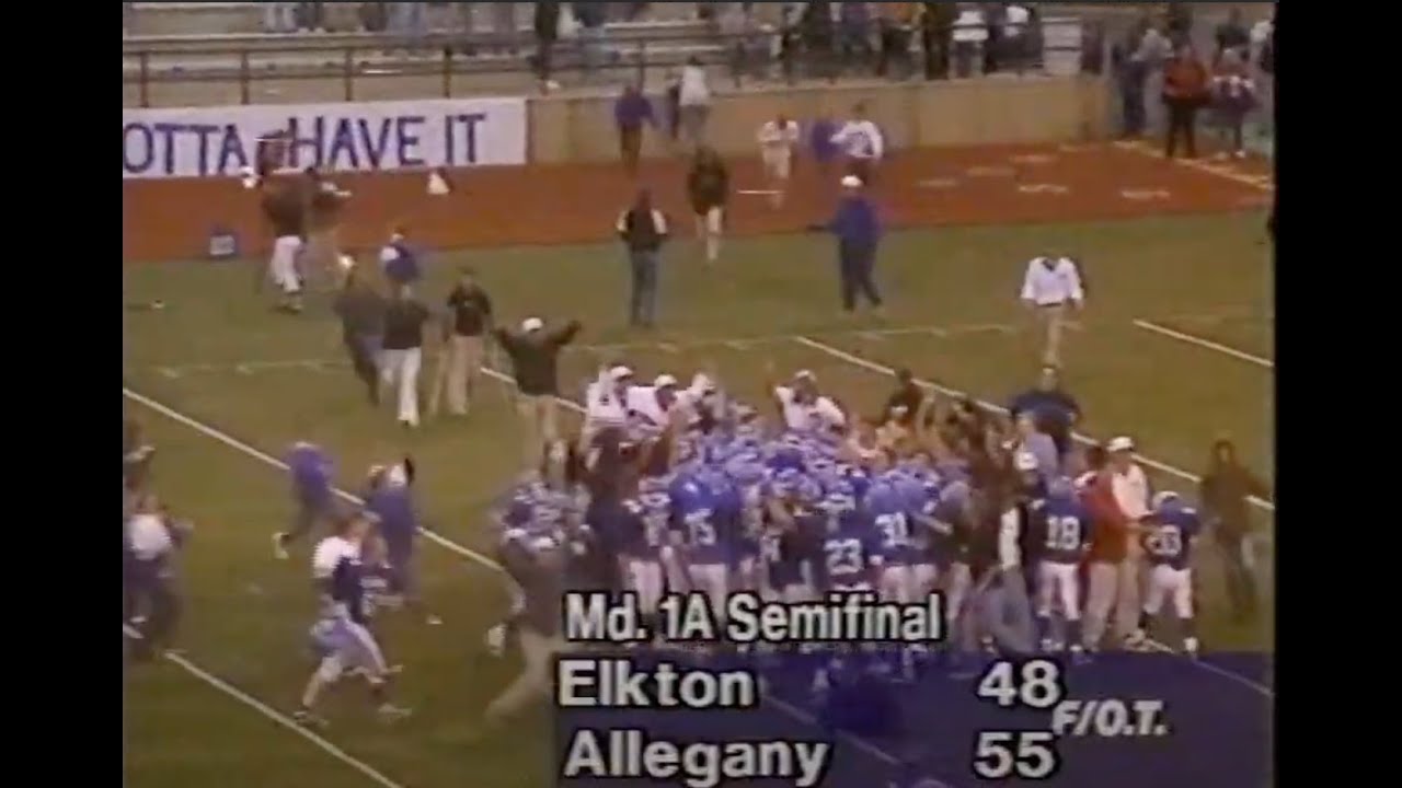 Allegany vs  Elkton 2001 Md State Playoffs
