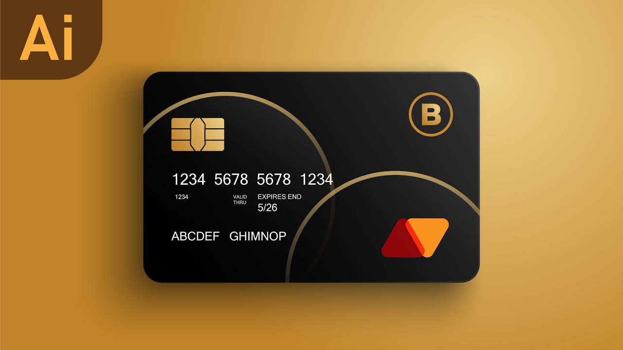 Luxury Credit Card | Illustrator Tutorial