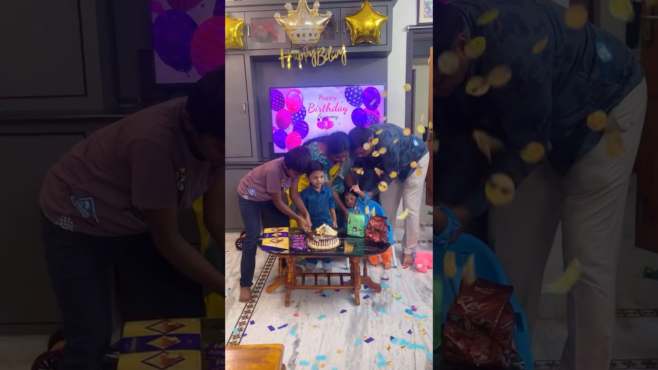 Bday family Blessing and all laughter #trending #viralvideo #cutebaby #telugushorts #love
