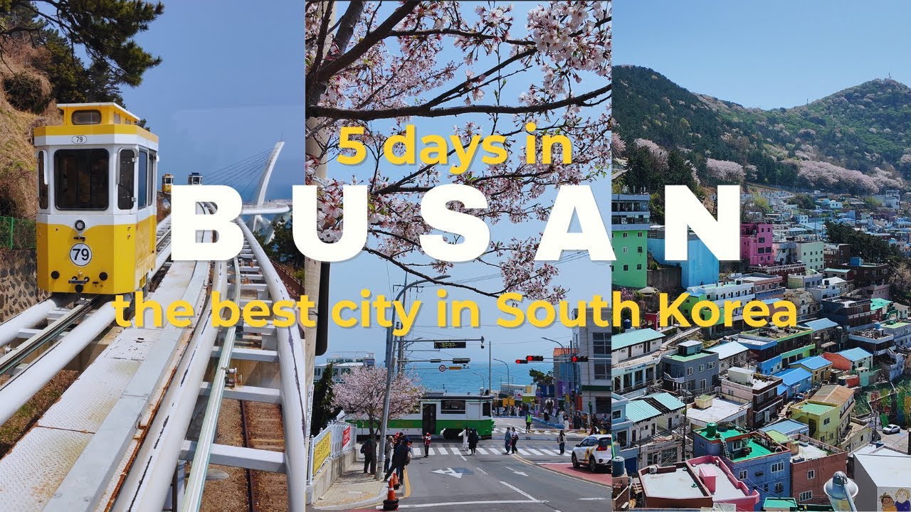 5 days in Busan - Chill itinerary | Seoul to Busan via KTX (Train to Busan) | Spring in Busan