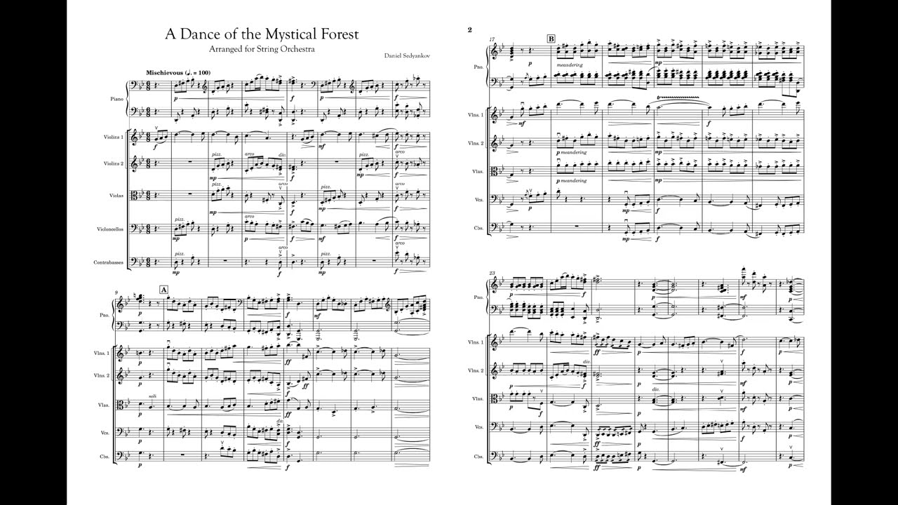 A Dance of the Mystical Forest (String Arrangement)