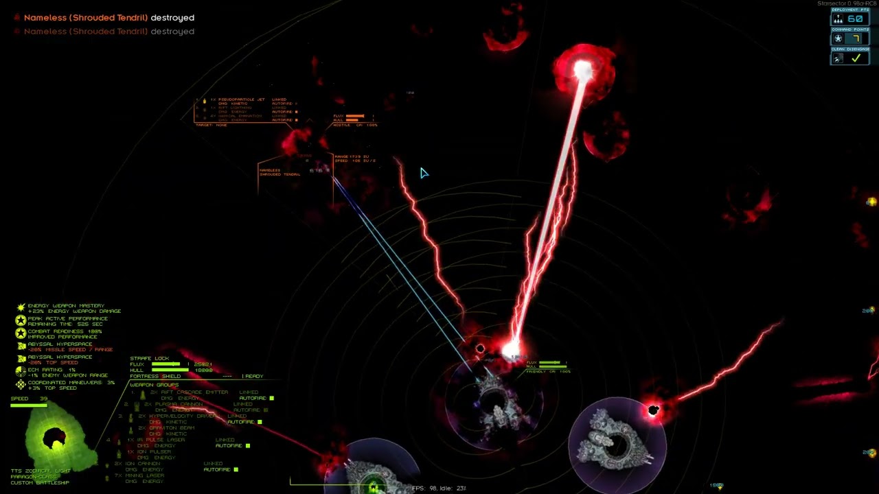 Just some drunk easy mod. Starsector vanila 0.98