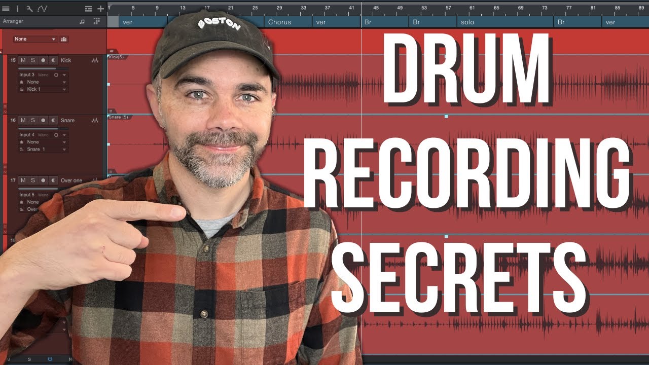 How to Record and Mix Live Drums in Studio One