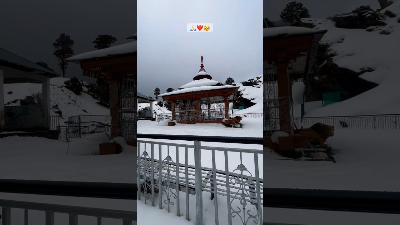 We found a temple 🛕 💕in Serolsar lake trek #tirthanvalley #serolsarlake #hiddentemple