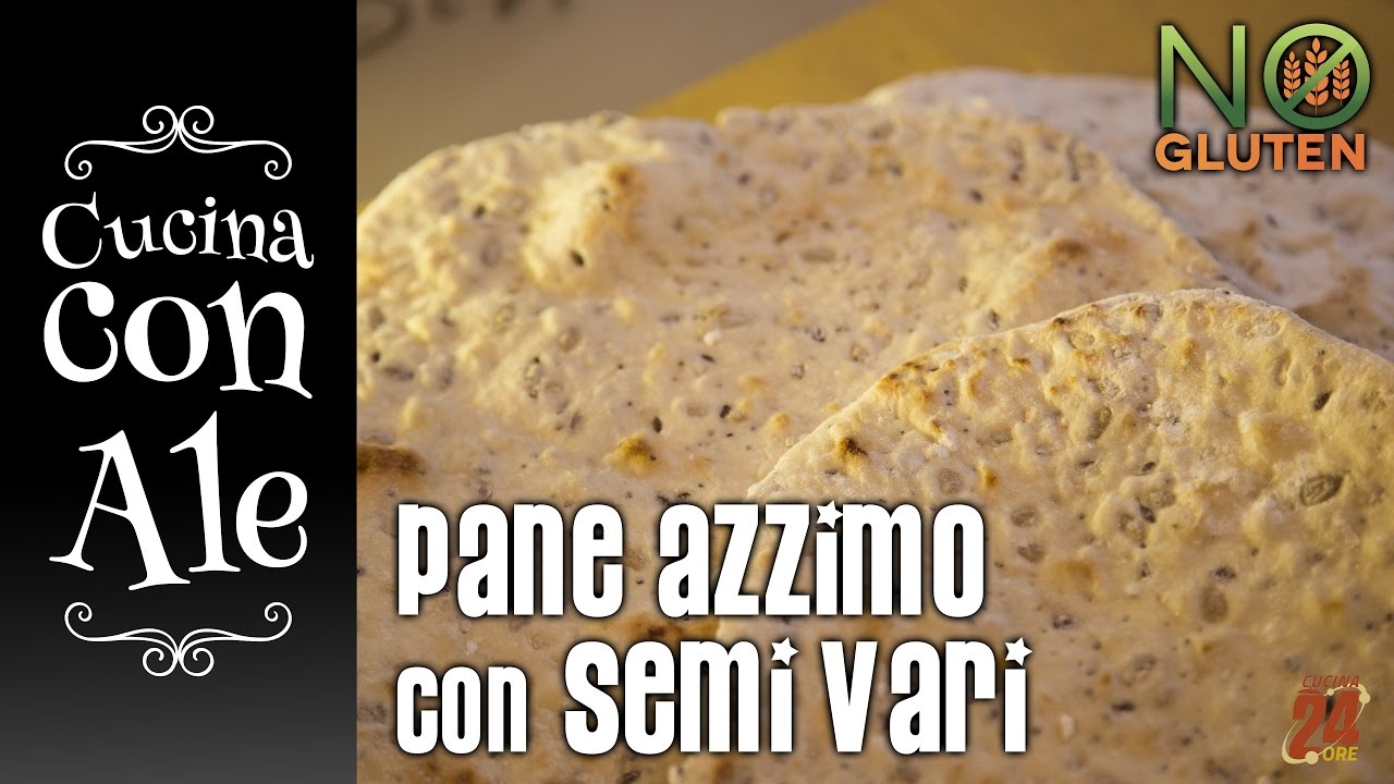 PANE AZZIMO SENZA LIEVITO E GLUTINE CON SEMI VARI